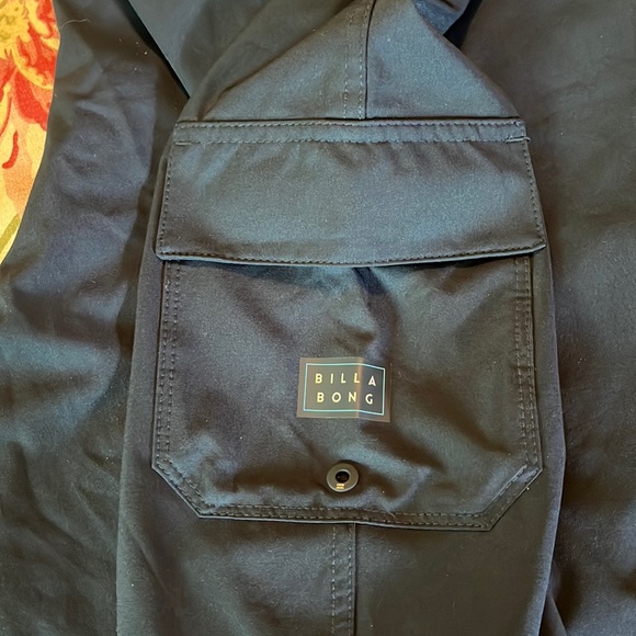 BILLABONG Size 36 Platinum X All Day Board Short Teal Bathing Suit Swim Tie NEW - Picture 12 of 16